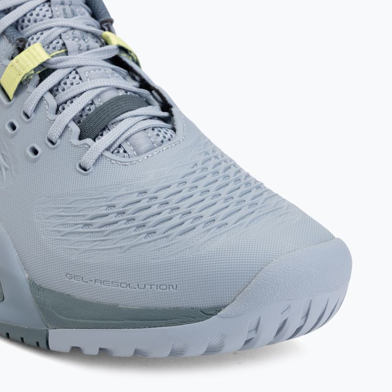 Férfi teniszcipő ASICS Gel-Resolution X grey blue/pistachio 7