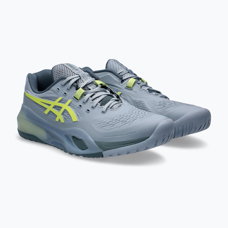 Férfi teniszcipő ASICS Gel-Resolution X grey blue/pistachio 10