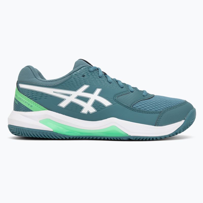 Férfi padelcipő ASICS Gel-Dedicate 8 misty pine/white 2