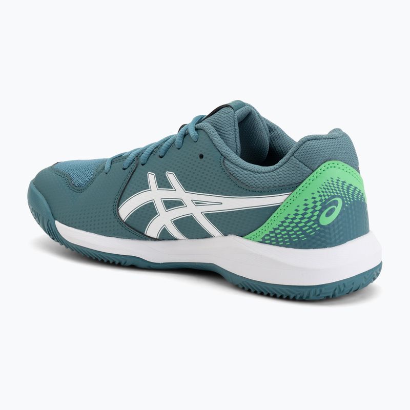 Férfi padelcipő ASICS Gel-Dedicate 8 misty pine/white 3