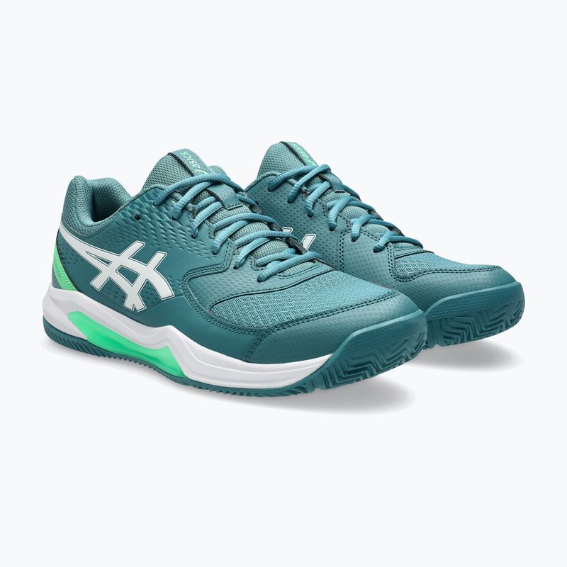 Férfi padelcipő ASICS Gel-Dedicate 8 misty pine/white 10
