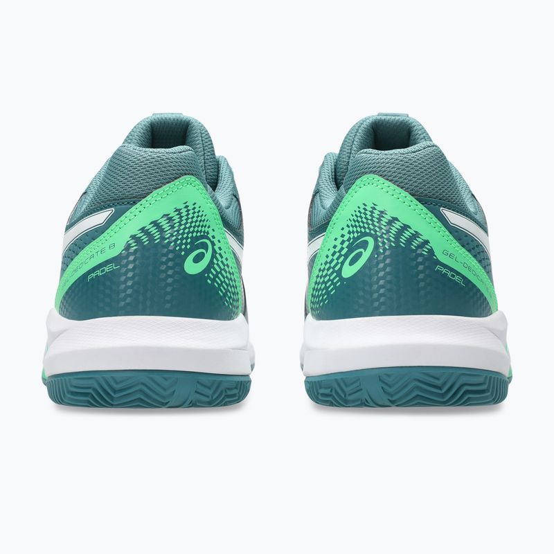 Férfi padelcipő ASICS Gel-Dedicate 8 misty pine/white 12