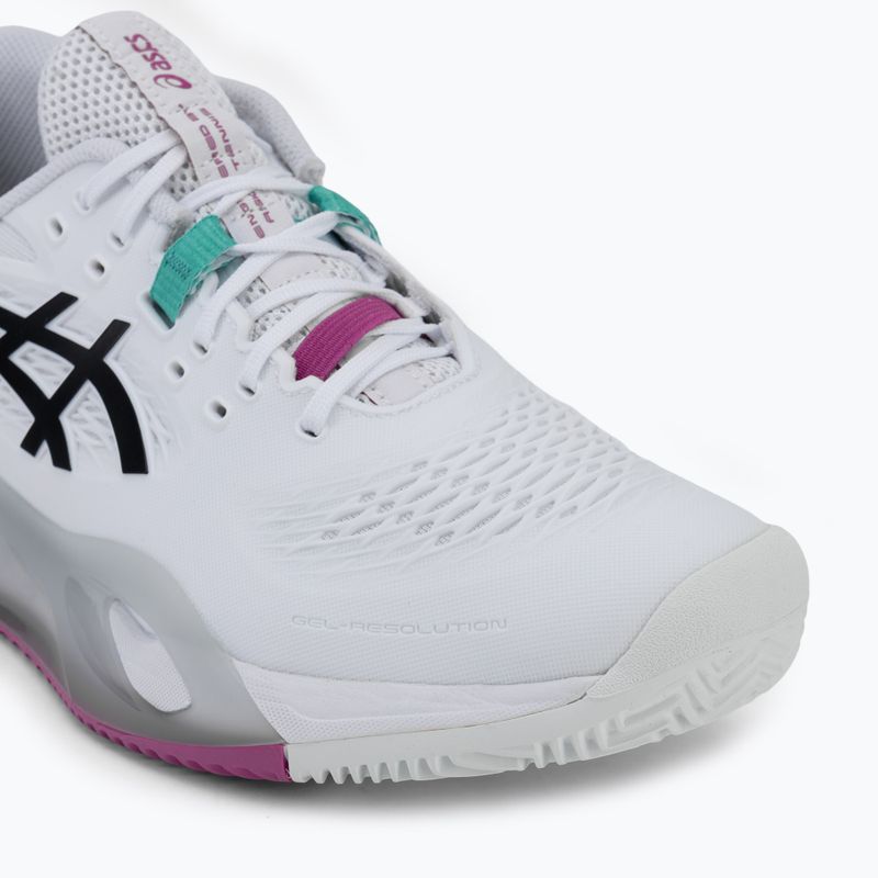 Férfi teniszcipő ASICS Gel-Resolution X Clay White/Aurora Green 7
