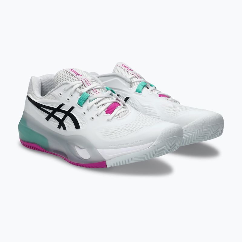 Férfi teniszcipő ASICS Gel-Resolution X Clay White/Aurora Green 10