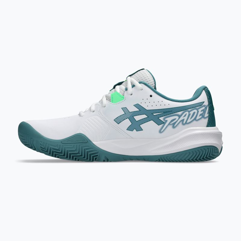 Férfi padelcipő Asics Gel-Challenger 15 Padel white/misty pine 2