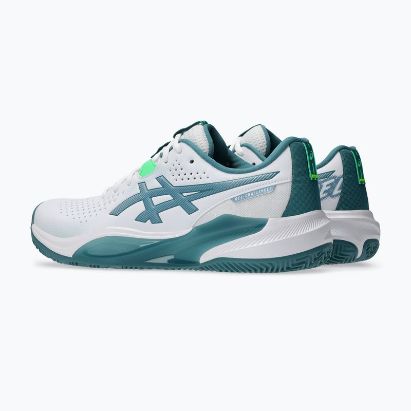 Férfi padelcipő Asics Gel-Challenger 15 Padel white/misty pine 4