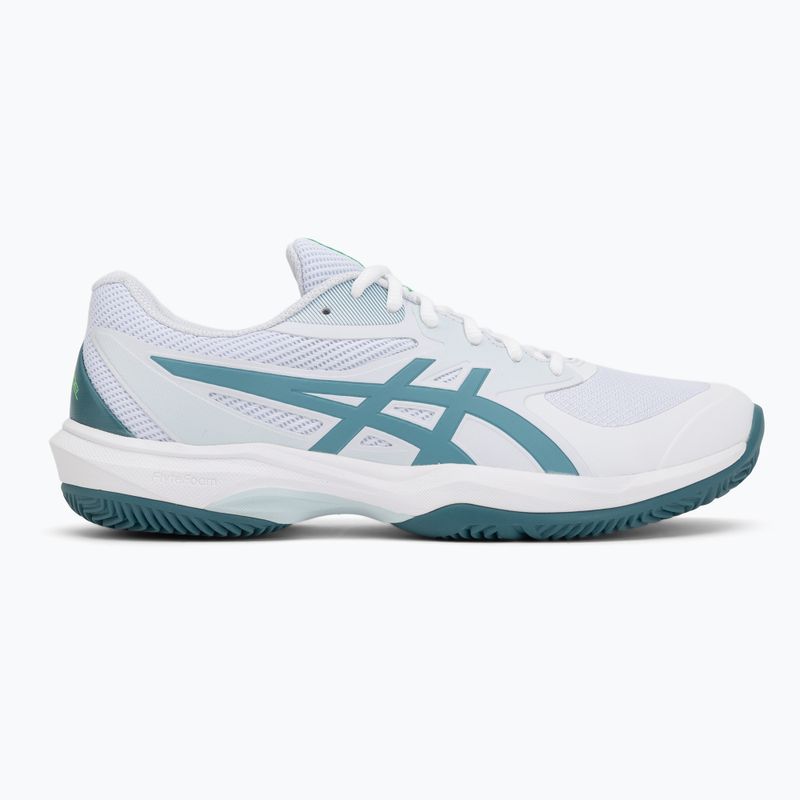 Férfi padelcipő Asics Game FF Padel white/misty pine 2
