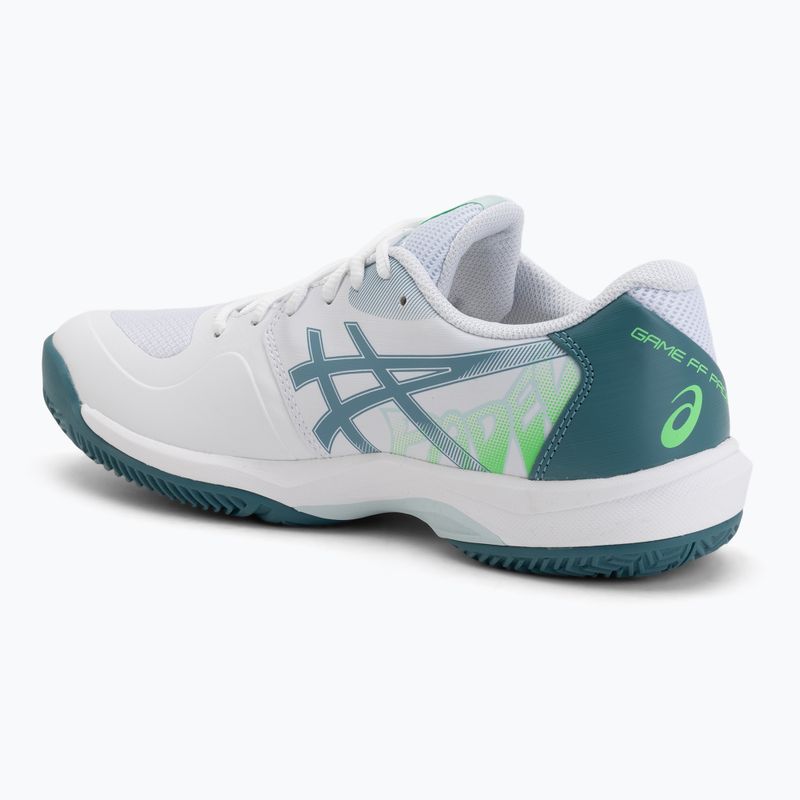 Férfi padelcipő Asics Game FF Padel white/misty pine 3