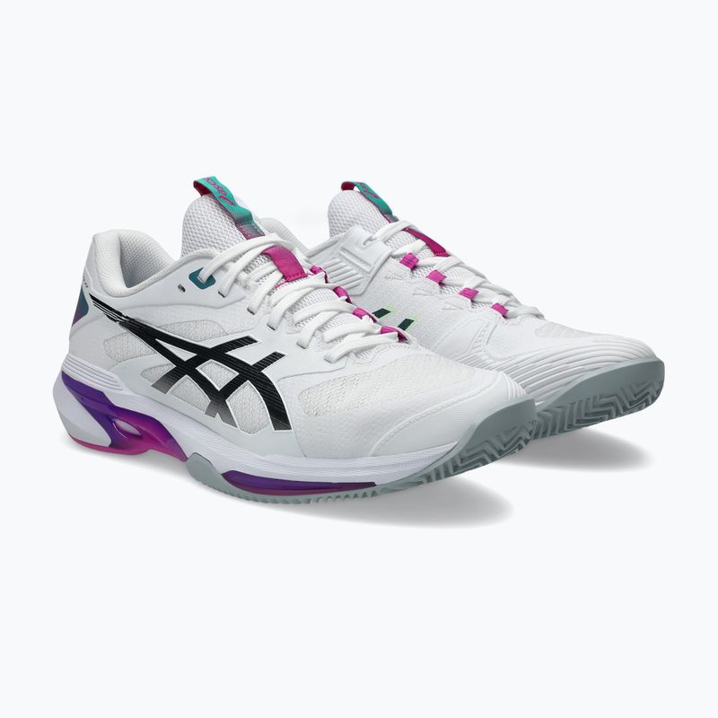 Férfi teniszcipő ASICS Solution Speed FF 4 Clay white/digital sakura 3