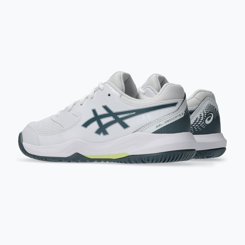 Gyerek teniszcipő ASICS Gel-Dedicate 8 GS Jr white/ironclad 4