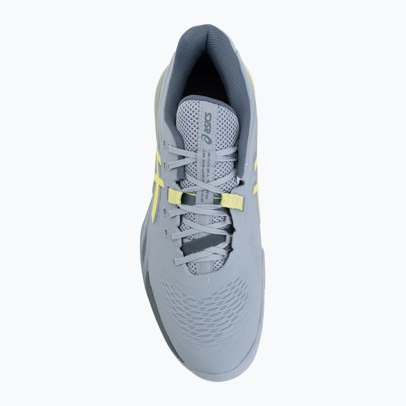 Férfi teniszcipő ASICS Gel-Resolution X Clay grey blue/pistachio 5