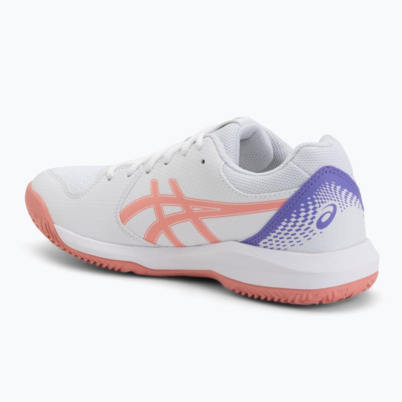 Női padelcipők ASICS Gel-Dedicate 8 Padel W white/guava 3