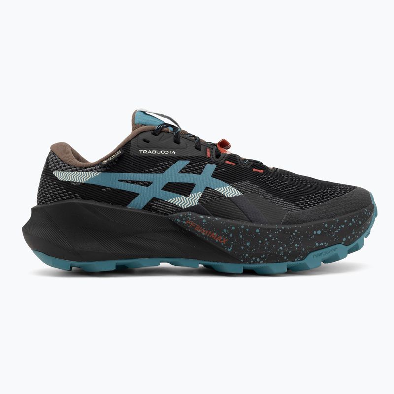 Férfi futócipő ASICS Trabuco 14 GTX black/misty pine 3