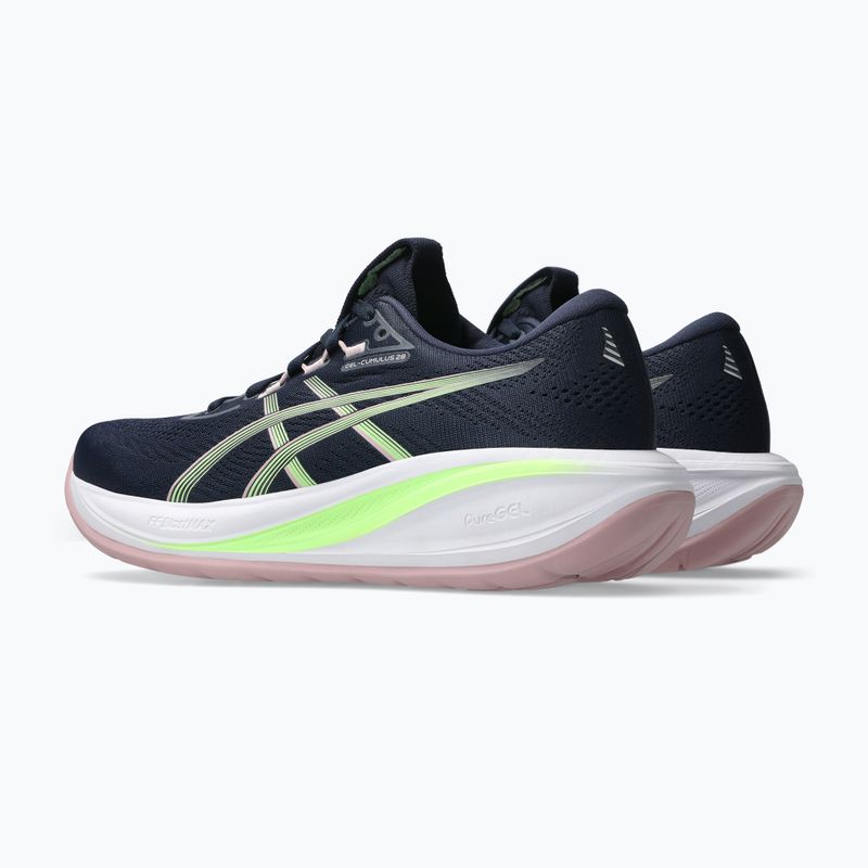Női futócipő ASICS Gel-Cumulus 28 midnight/illuminate green 4
