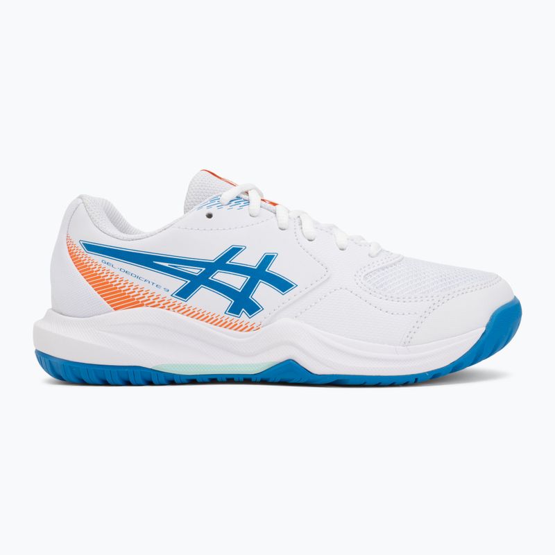 Gyerek teniszcipő ASICS Gel-Dedicate 9 GS white/directoire blue 2