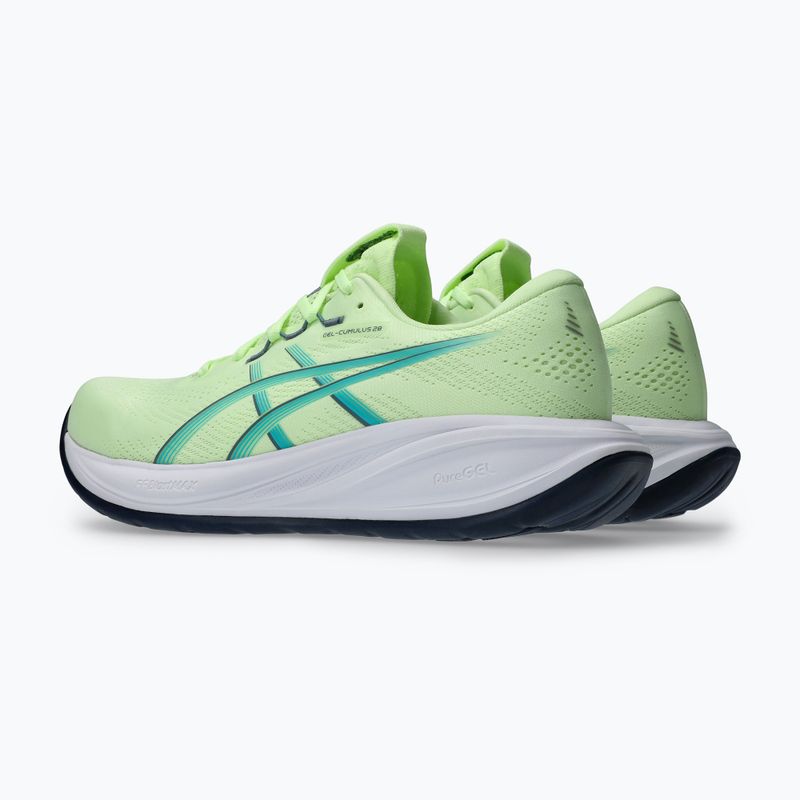 Férfi futócipők ASICS Gel-Cumulus 28 illuminate yellow/energy aqua 3