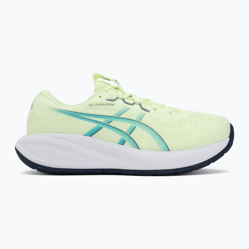 Férfi futócipők ASICS Gel-Cumulus 28 illuminate yellow/energy aqua 2