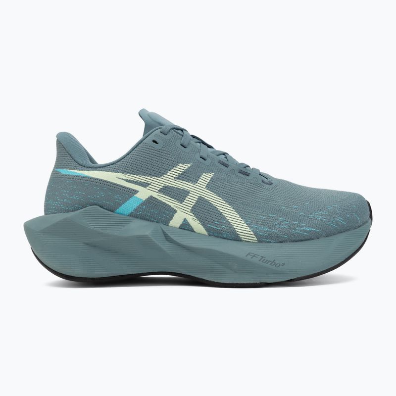 Férfi futócipők ASICS Novablast 6 foggy teal/illuminate yellow 2