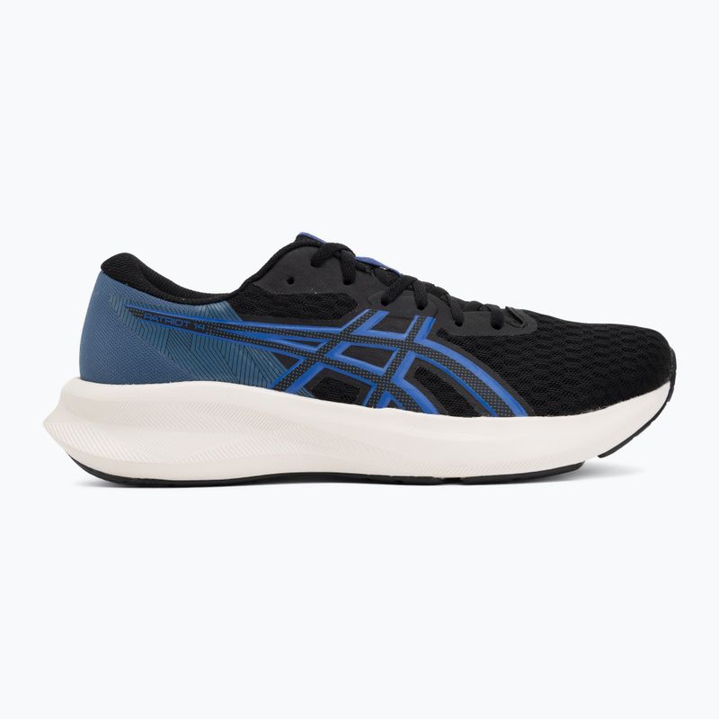 Férfi futócipők ASICS Patriot 14 black/neon blue 2
