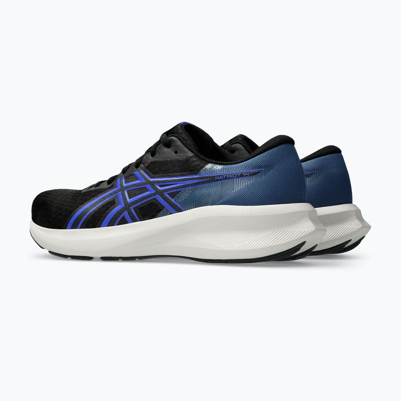 Férfi futócipők ASICS Patriot 14 black/neon blue 3