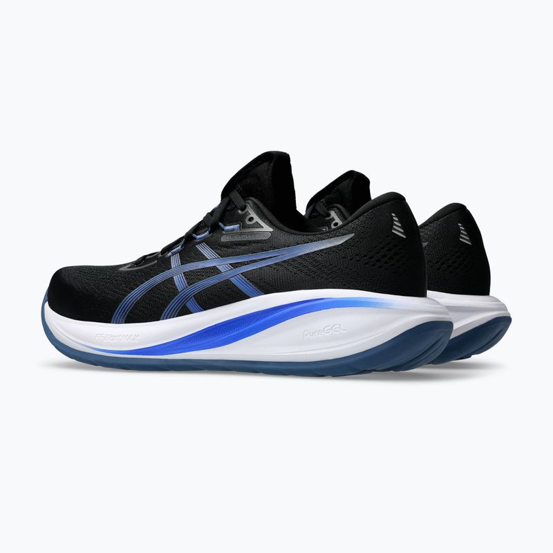 Férfi futócipők ASICS Gel-Cumulus 28 black/neon blue 3