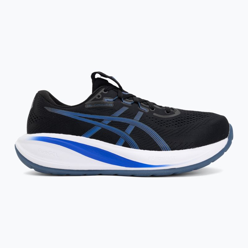 Férfi futócipők ASICS Gel-Cumulus 28 black/neon blue 2