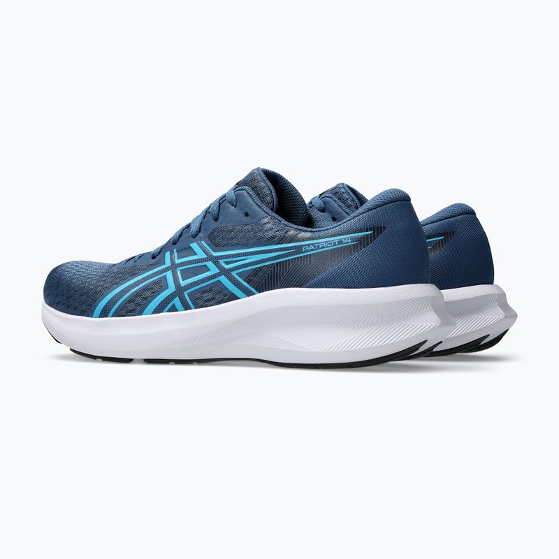 Férfi futócipők ASICS Patriot 14 grand shark/energy aqua 3