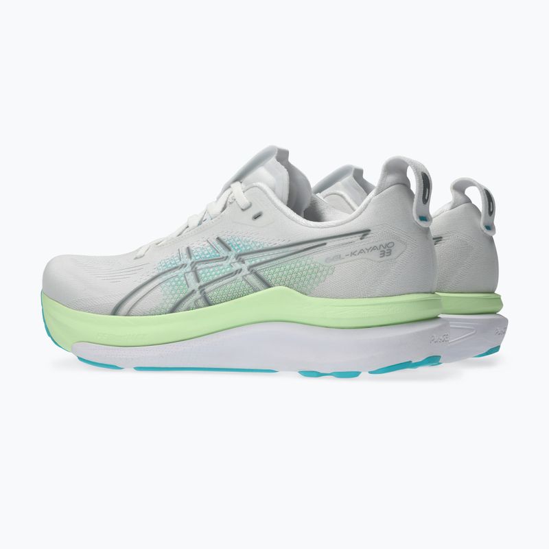 Férfi futócipők ASICS Gel-Kayano 33 white/energy aqua 3