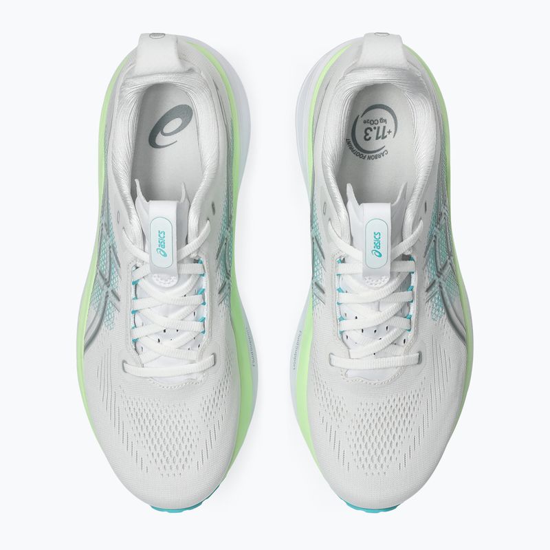 Férfi futócipők ASICS Gel-Kayano 33 white/energy aqua 5