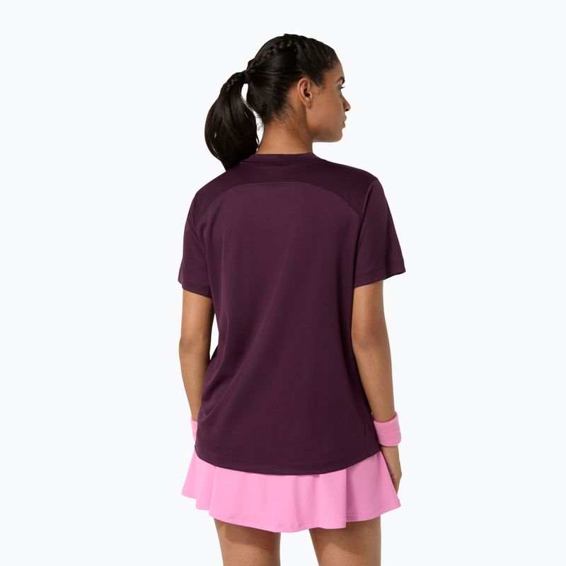 Női teniszpóló ASICS Court Top W dark aubergine 3