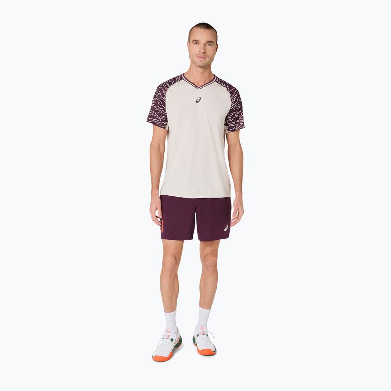 Férfi tenisznadrág ASICS Padel Court 7IN dark aubergine 2