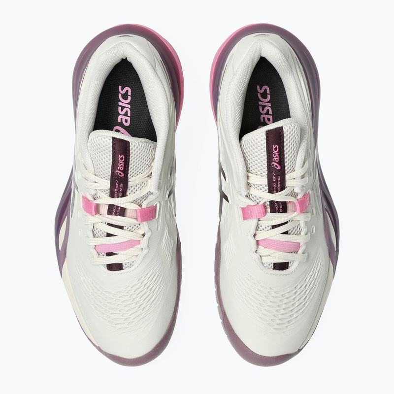 Női teniszcipő ASICS Gel-Resolution X soft oat/dark aubergine 4
