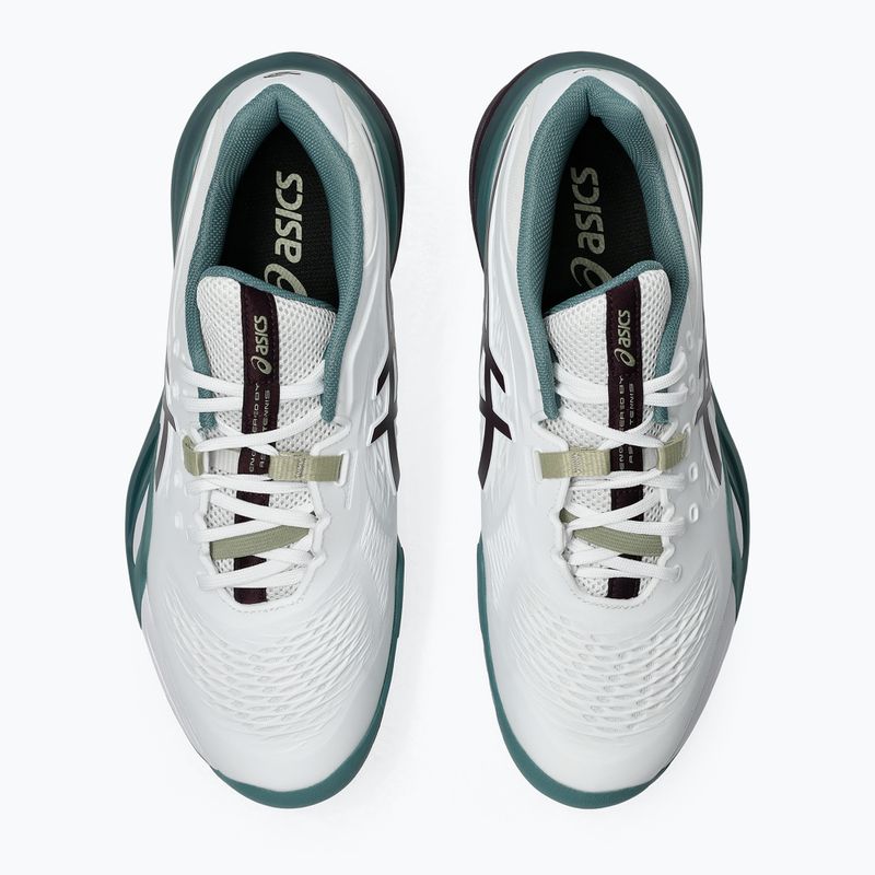 Férfi teniszcipő ASICS Gel-Resolution X white/dark aubergine 4