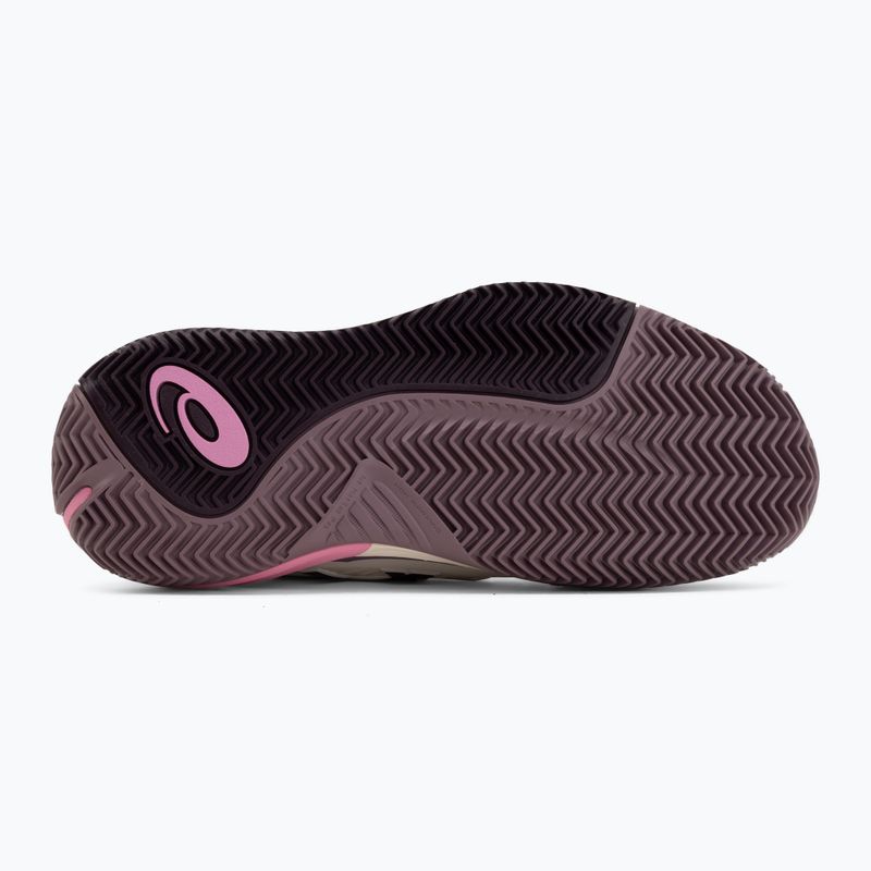 Női teniszcipő ASICS Gel-Resolution X Clay soft oat/dark aubergine 4