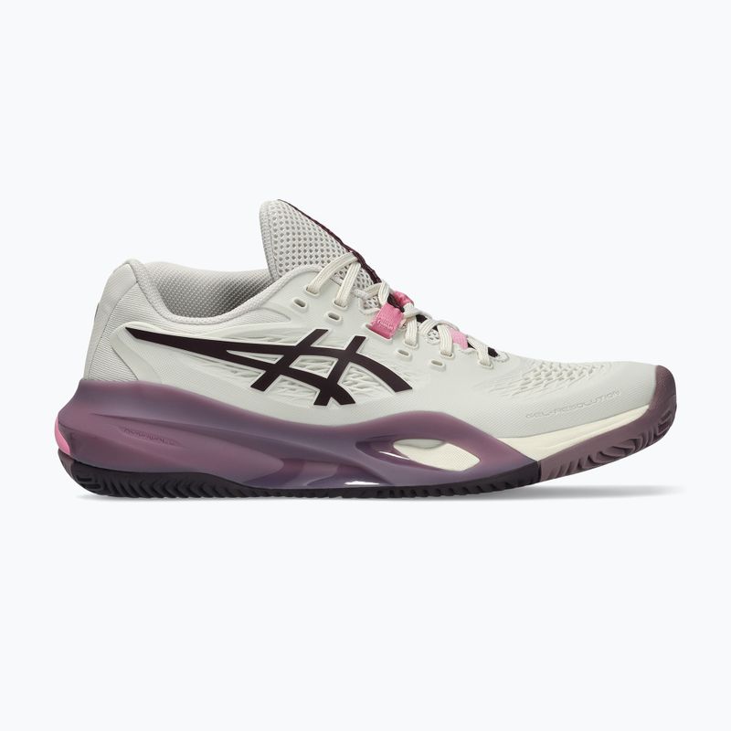 Női teniszcipő ASICS Gel-Resolution X Clay soft oat/dark aubergine