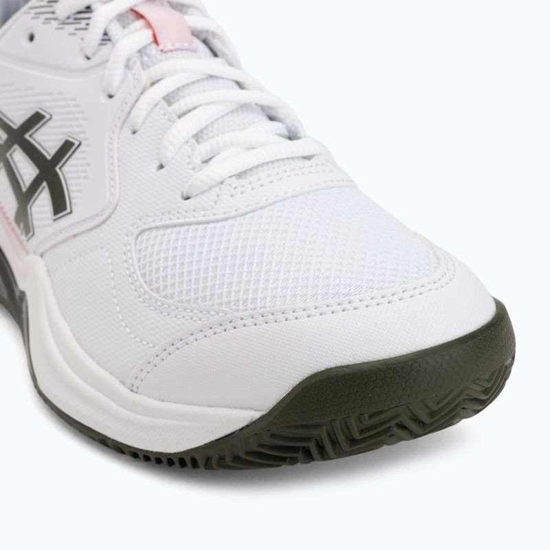 Férfi teniszcipő ASICS Gel-Dedicate 9 Clay white/vintage khaki 7
