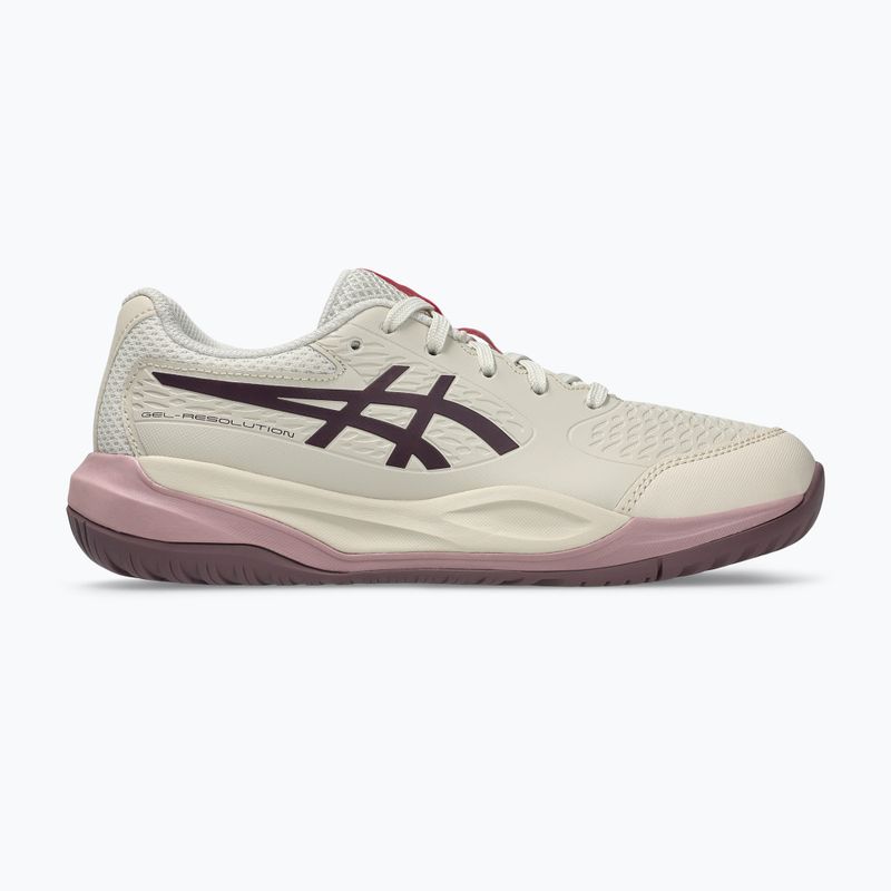 Gyerek teniszcipő ASICS Gel-Resolution X GS soft oat/dark aubergine 2