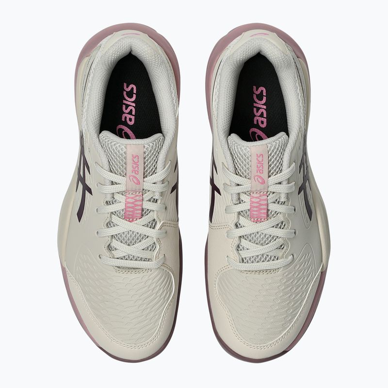 Gyerek teniszcipő ASICS Gel-Resolution X GS soft oat/dark aubergine 5