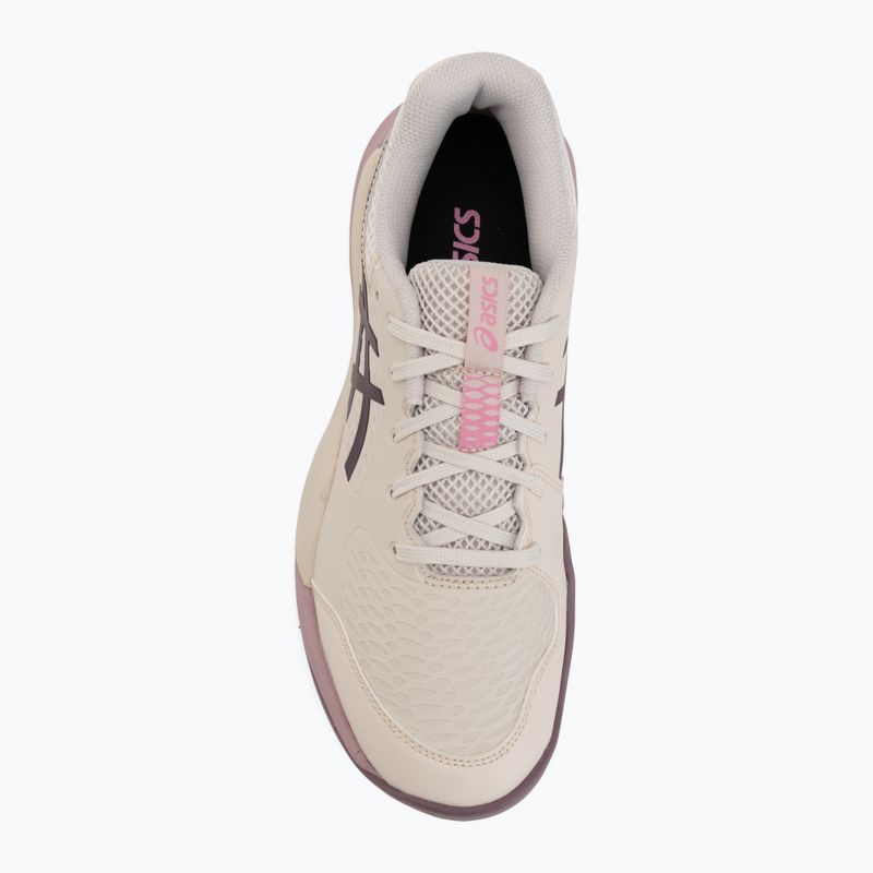 Gyerek teniszcipő ASICS Gel-Resolution X GS soft oat/dark aubergine 5