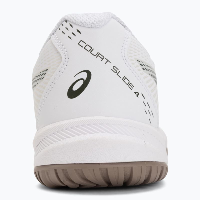 Férfi teniszcipő ASICS Court Slide 4 white/vintage khaki 6