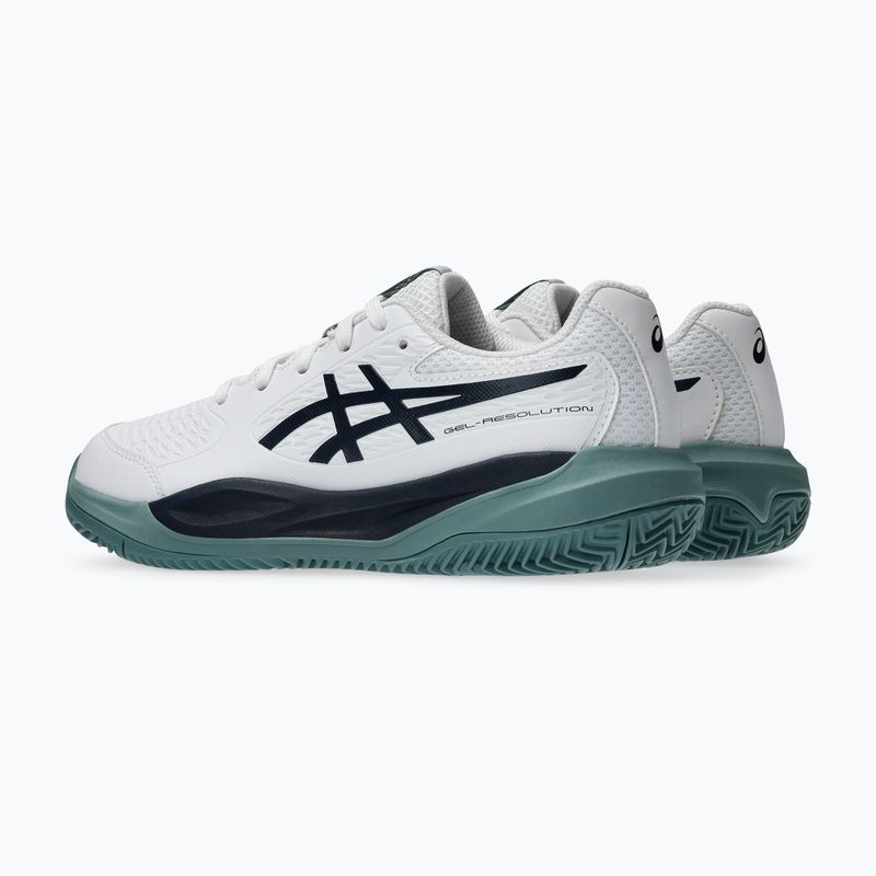 Gyerek teniszcipő ASICS Gel-Resolution X GS Clay white/midnight 3