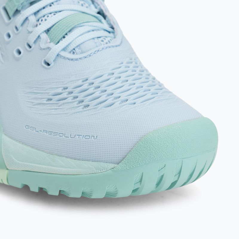 Női teniszcipő ASICS Gel-Resolution X light blue/oasis green 7