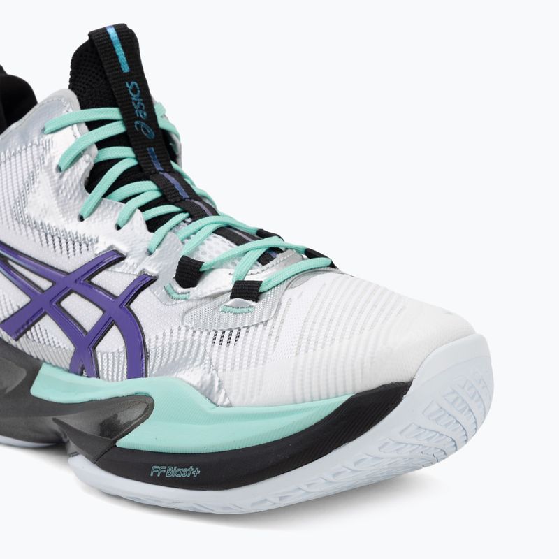 Férfi röplabda cipő ASICS Metarise 2 white/radiant amethyst 7