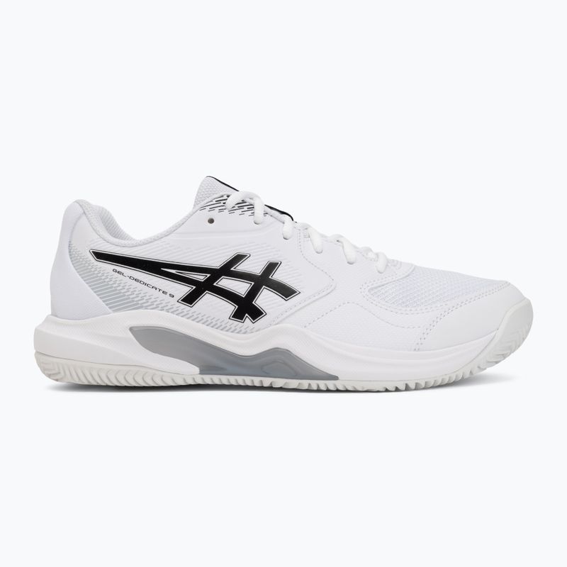 Férfi teniszcipő ASICS Gel-Dedicate 9 Clay white/black 2