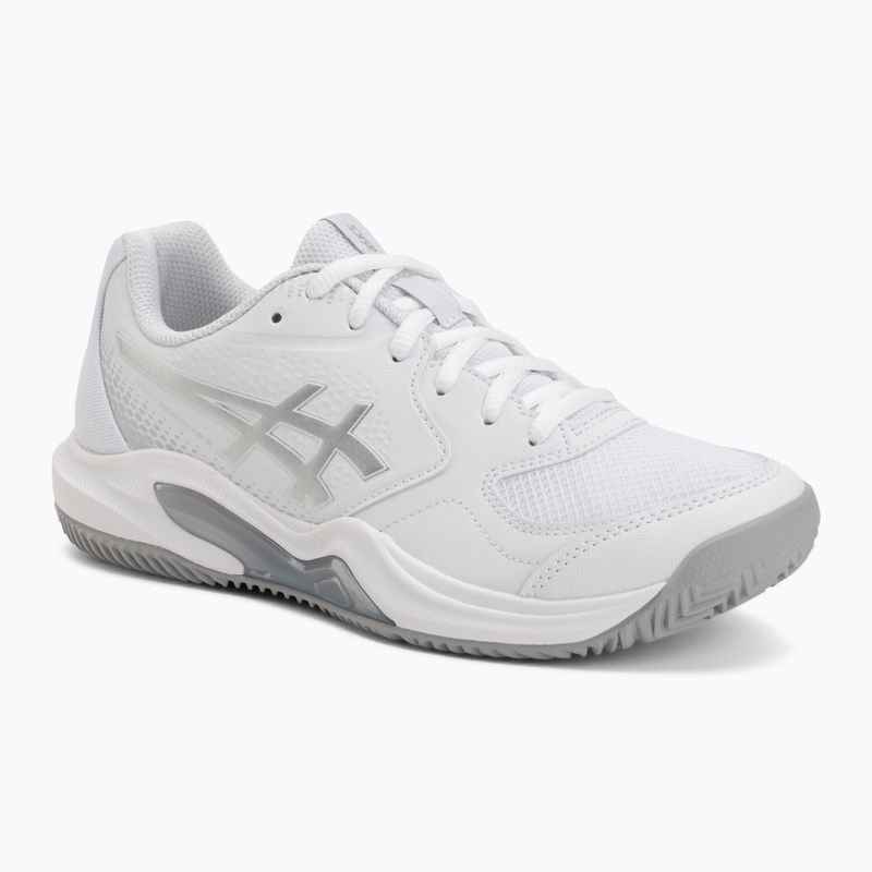 Női padelcipő ASICS Gel-Dedicate 9 Padel W white/pure silver