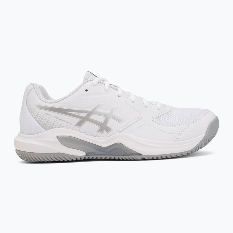 Női padelcipő ASICS Gel-Dedicate 9 Padel W white/pure silver 2
