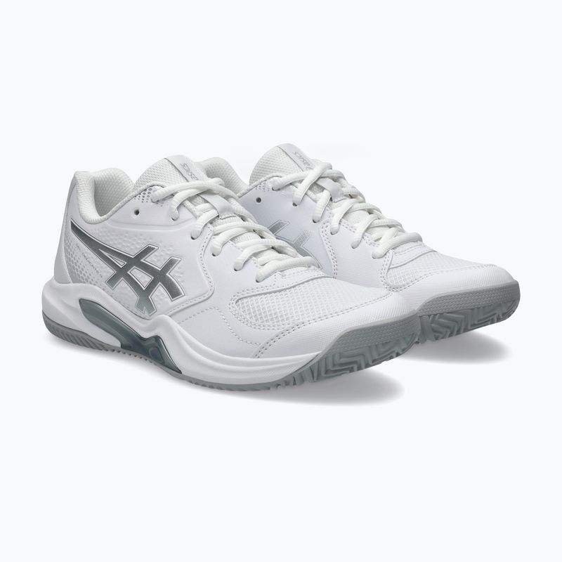 Női padelcipő ASICS Gel-Dedicate 9 Padel W white/pure silver