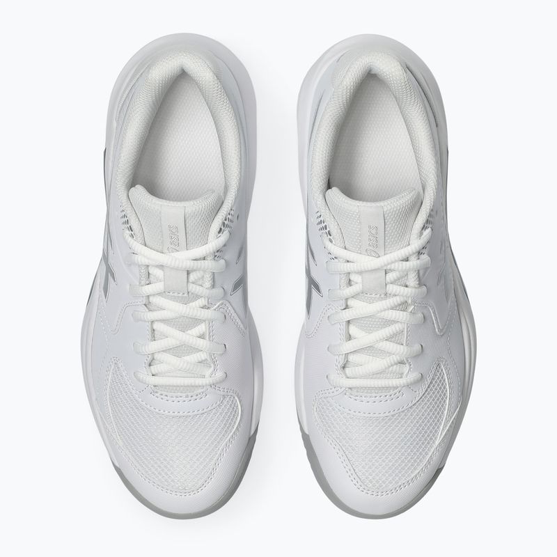 Női padelcipő ASICS Gel-Dedicate 9 Padel W white/pure silver 5