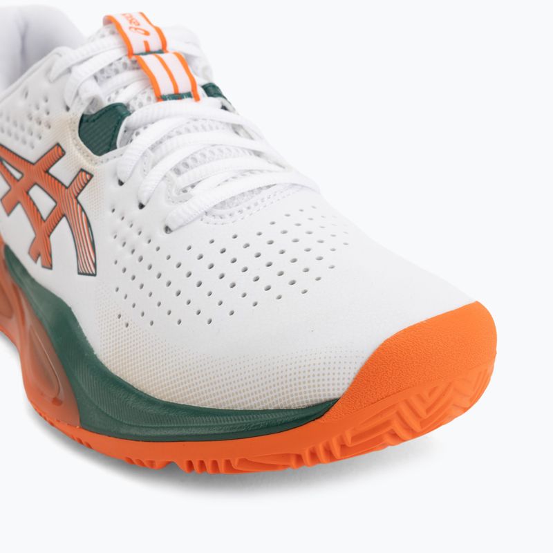 Férfi padelcipő Asics Gel-Challenger 15 Padel White/Energy Orange 7