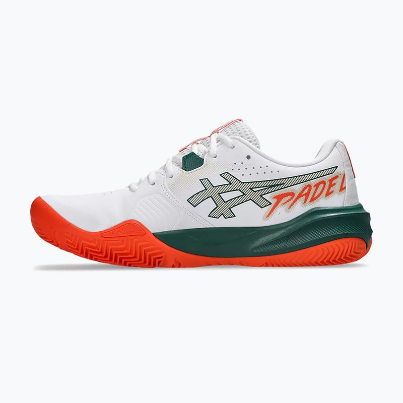 Férfi padelcipő Asics Gel-Challenger 15 Padel White/Energy Orange 2
